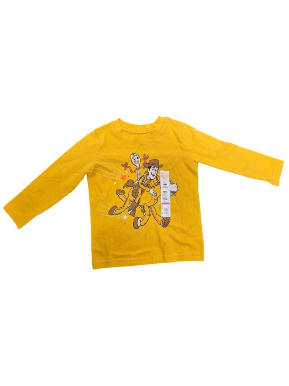 Disney Pixar Toy Story 18M Long Sleeve T-Shirt Featuring Woody & Forky - Picture 2 of 4